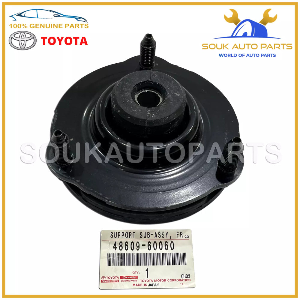 48609-60060 Genuine Toyota SUPPORT SUB-ASSY, FR SUSPENSION, RH/LH 4860960060 OEM