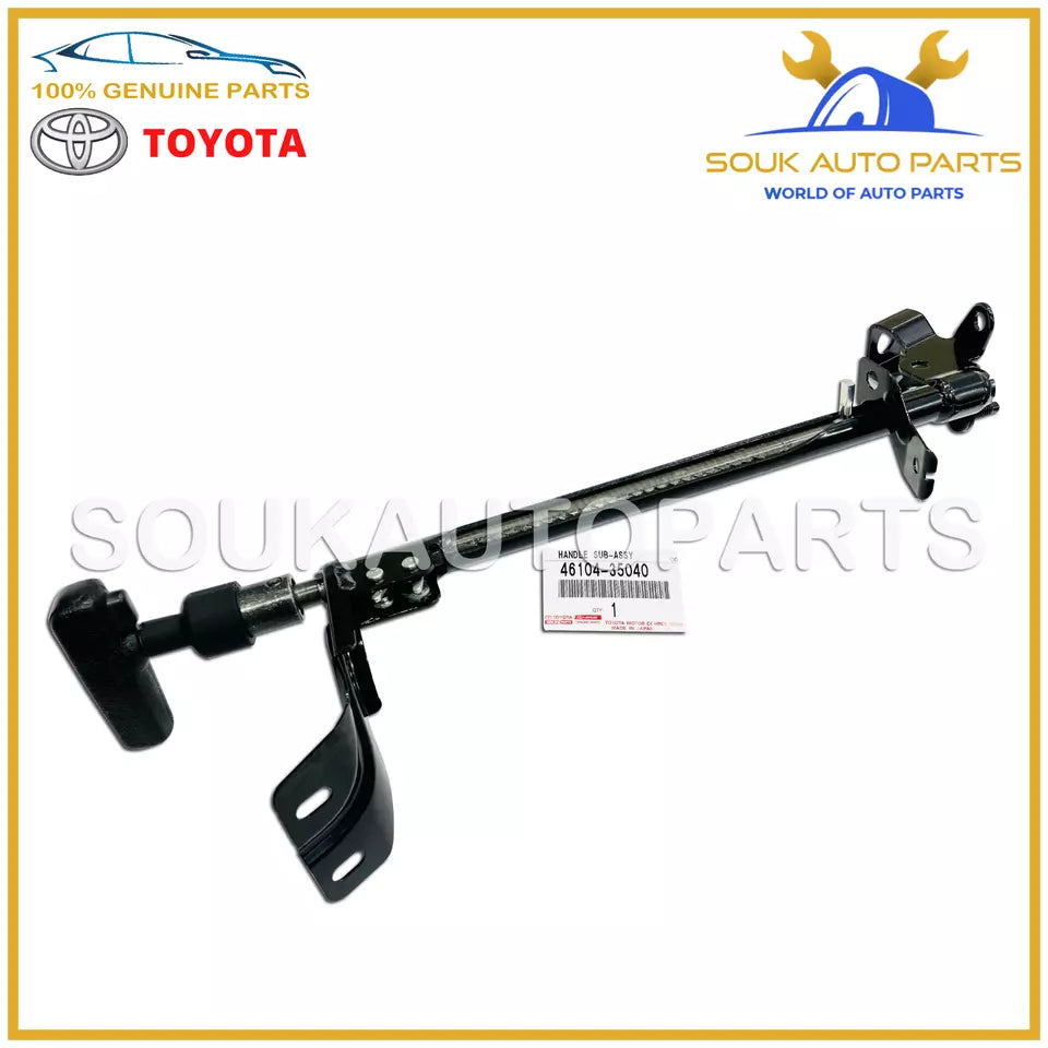 46104-35040 Genuine Toyota PARKING BRAKE CONTROL HANDLE SUB-ASSY 4610435040 OEM