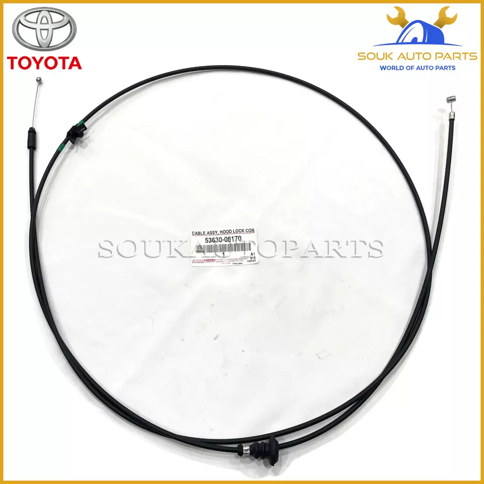 53630-06170 Genuine Toyota CABLE ASSY, HOOD LOCK CONTROL 5363006170 CAMRY/AURION