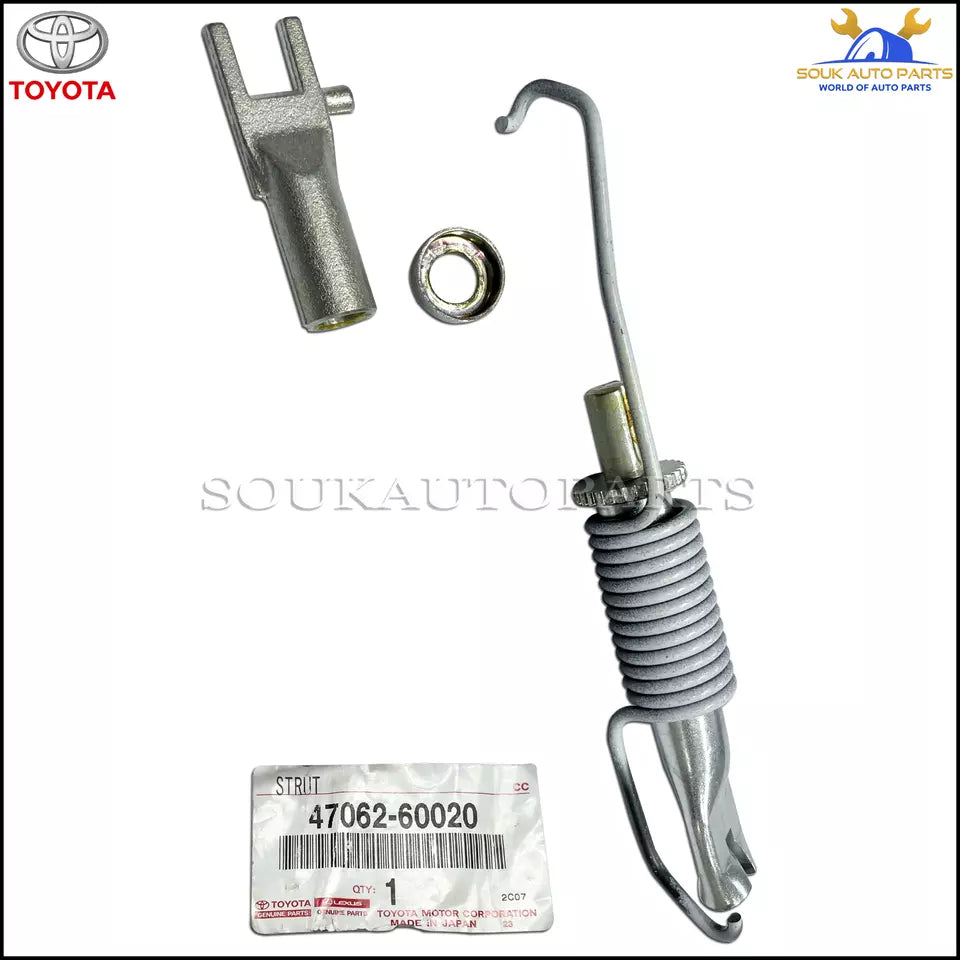 47062-60020 Genuine Toyota STRUT SET, PARKING BRAKE SHOE, LH 4706260020 OEM