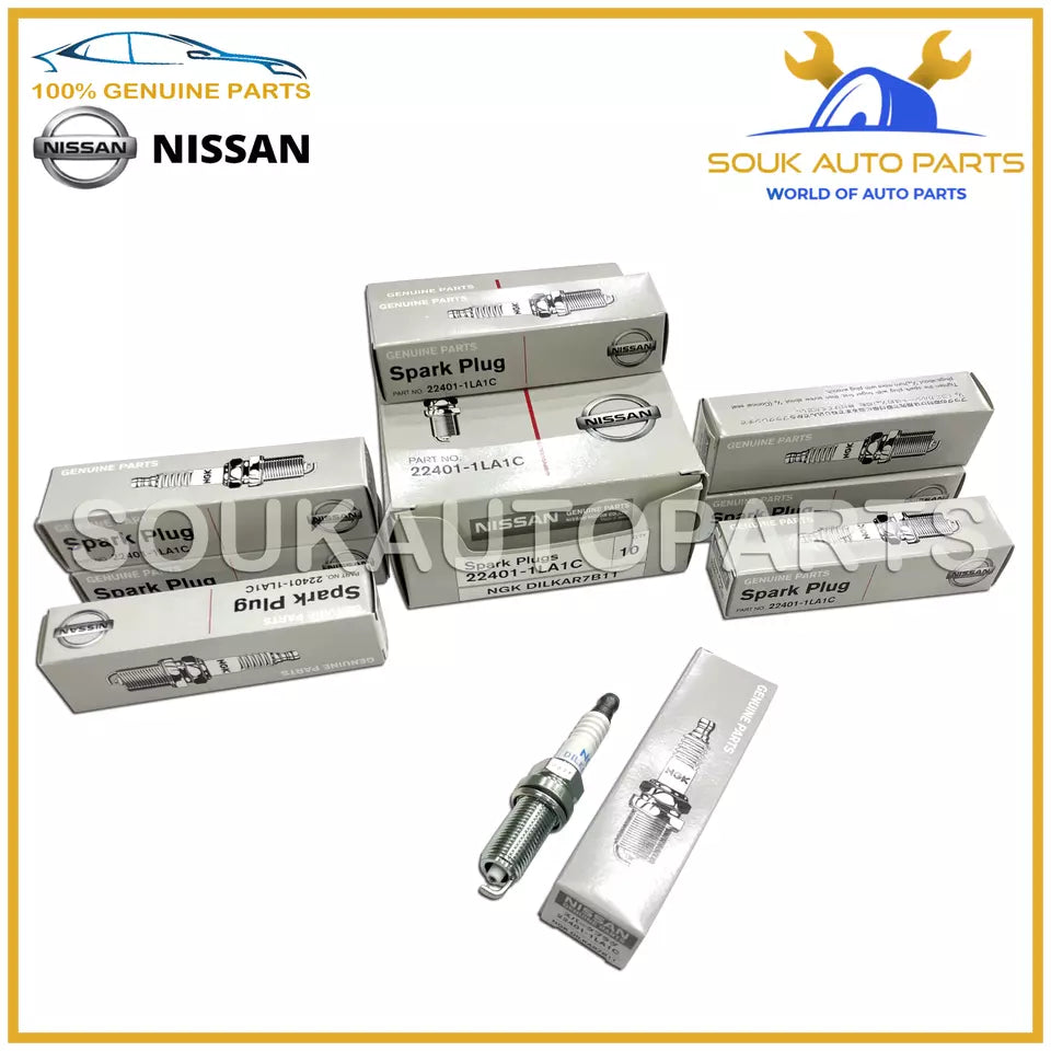 22401-1LA1C Genuine Nissan SPARK PLUG SET OF 8Pcs VK56D Y62 PATROL Infiniti QX80