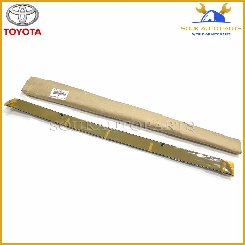 76812-60010 Genuine Toyota GARNISH, BACK DOOR, OUTSIDE 7681260010 OEM