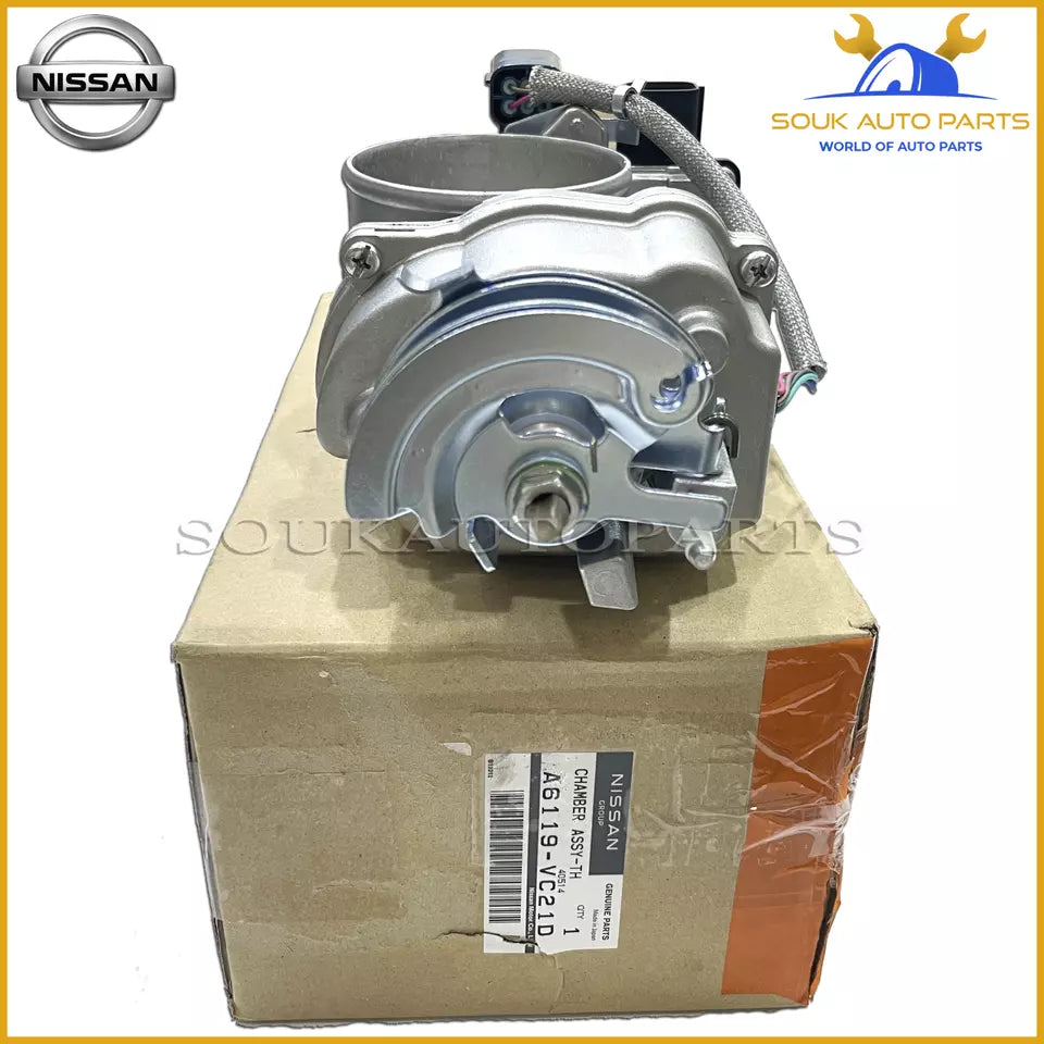 A6119-VC21D Genuine Nissan CHAMBR-THROTTLE A6119VC21D OEM