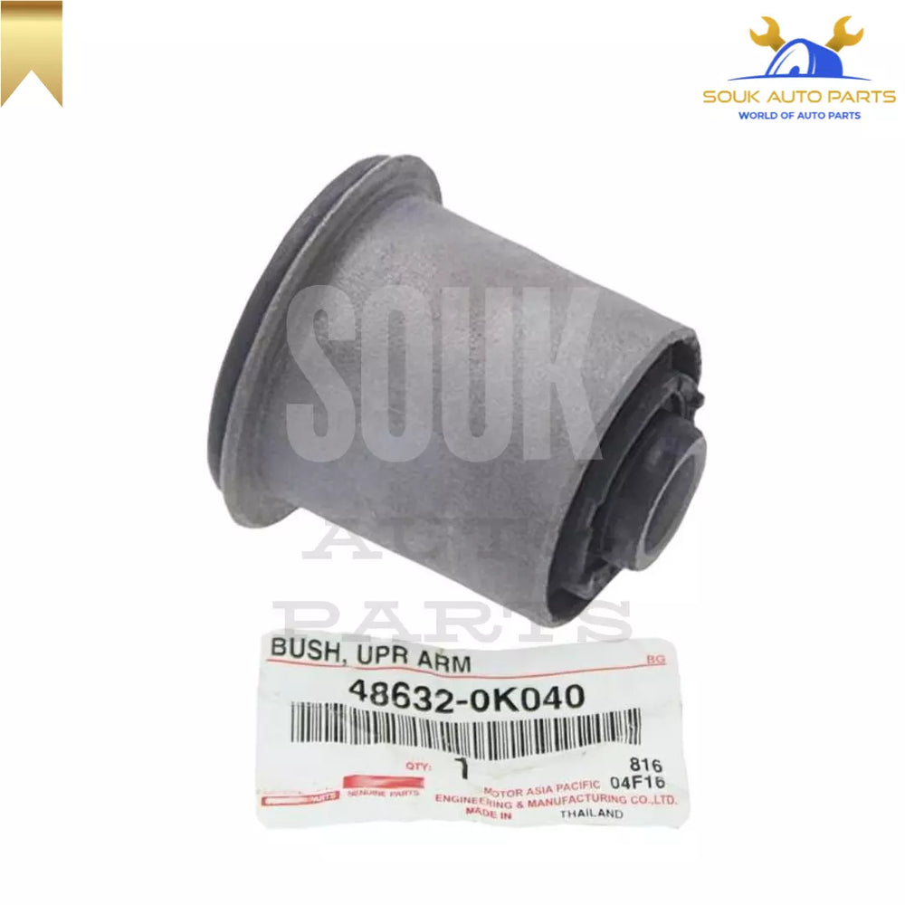 48632-0K040 Genuine Toyota BUSH, FR SUSPENSION UPPER ARM, RH/LH 486320K040 OEM