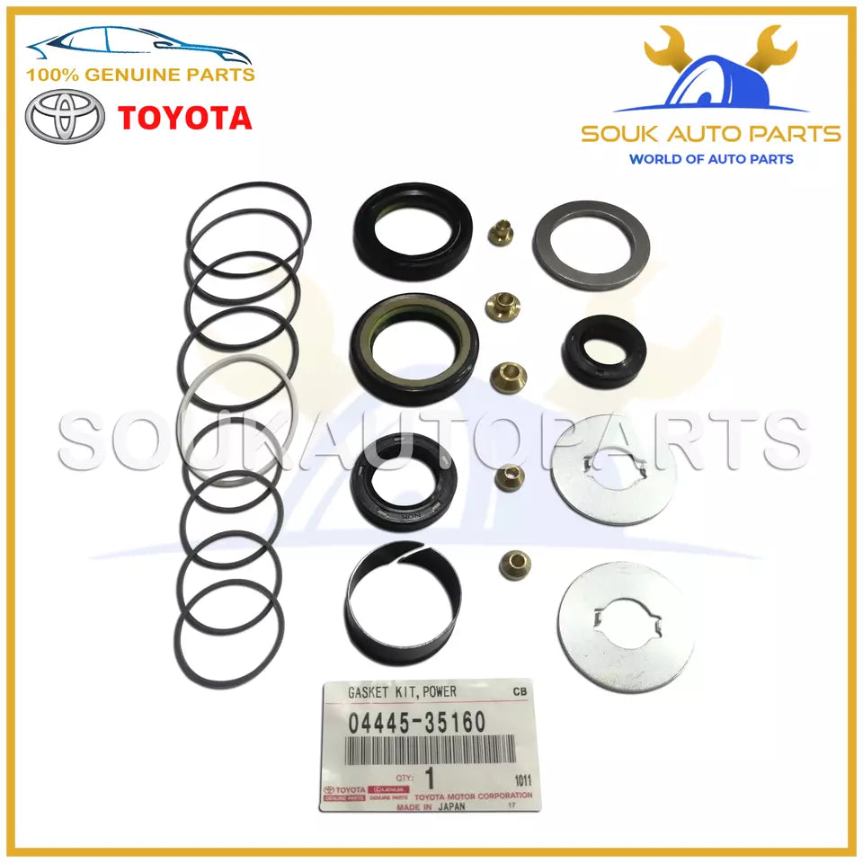 04445-35160 Genuine Toyota GASKET KIT POWER STEERING GEAR (FOR RACK &amp; PINION)