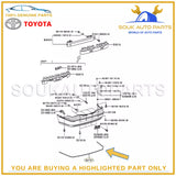 52751-50030 Genuine Toyota REAR BUMPER MOULDING 5275150030 OEM