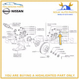 55154-30P00 Genuine Nissan BALL JOINT ASSY-REAR AXLE (2 Pcs Set) 5515430P00 OEM