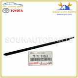 75712-60080 Genuine Toyota MOULDING, FRONT DOOR BELT, LH 7571260080 OEM