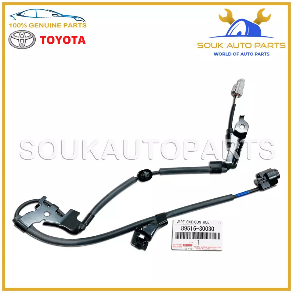 89516-30030 Genuine Toyota WIRE, SKID CONTROL SENSOR 8951630030 OEM
