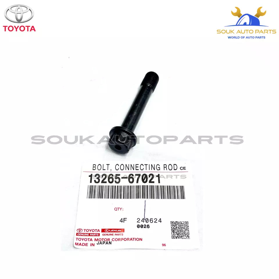 13265-67021 x8 Genuine Toyota BOLT, CONNECTING ROD 1326567021 OEM