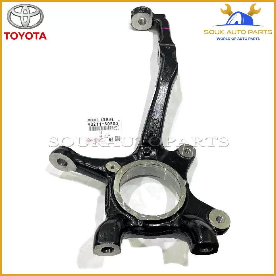 43211-60200 Genuine Toyota KNUCKLE, STEERING, RH 4321160200 OEM