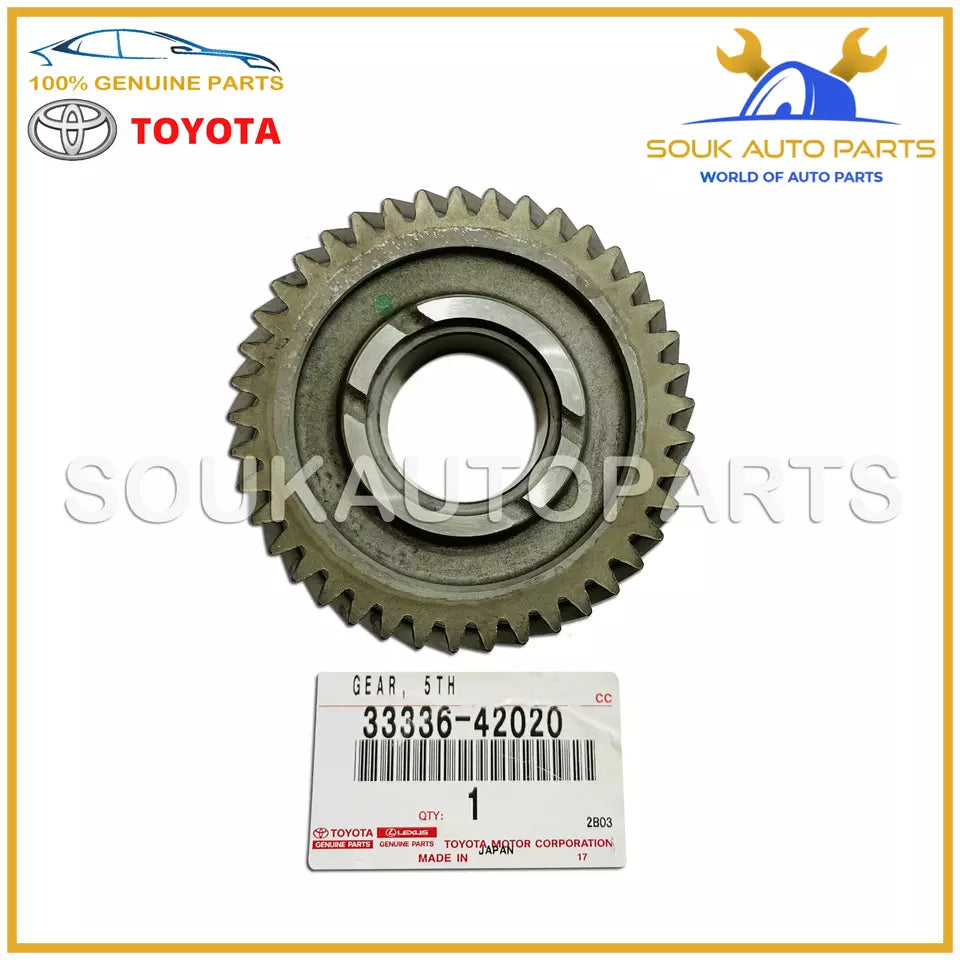 33336-42020 Genuine Toyota GEAR, 5TH 3333642020 OEM CAMRY COROLLA