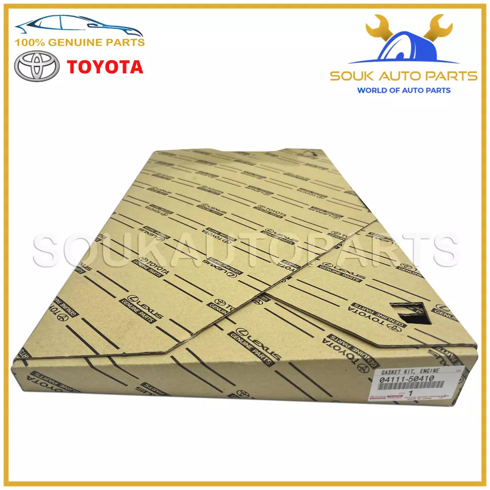 04111-50410 Genuine Toyota GASKET KIT, ENGINE OVERHAUL 0411150410 OEM LC 100