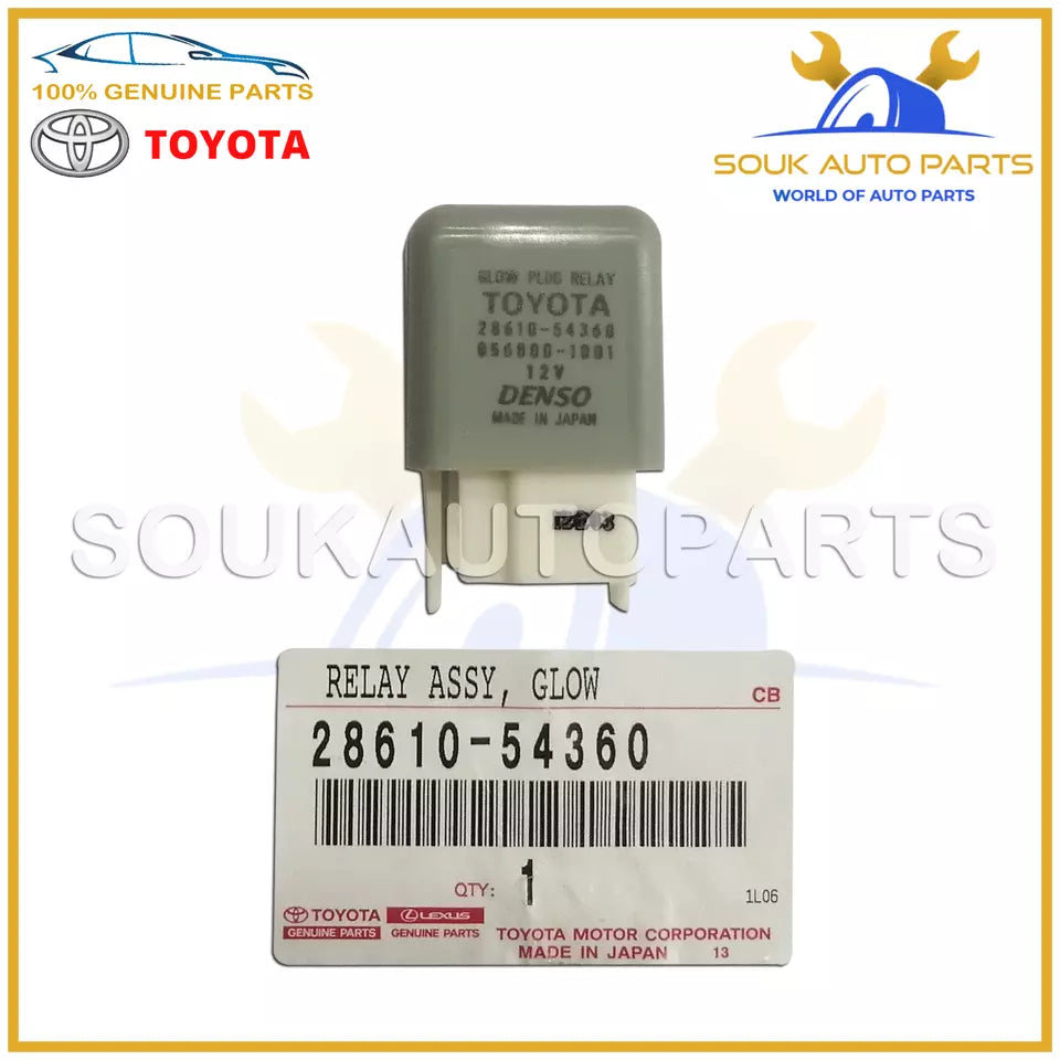 28610-54360 Genuine Toyota GLOW PLUG RELAY ASSY 2861054360 OEM