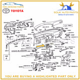 55670-60030 Genuine Toyota REGISTER ASSY, INSTRUMENT PANEL, NO.3 5567060030 OEM