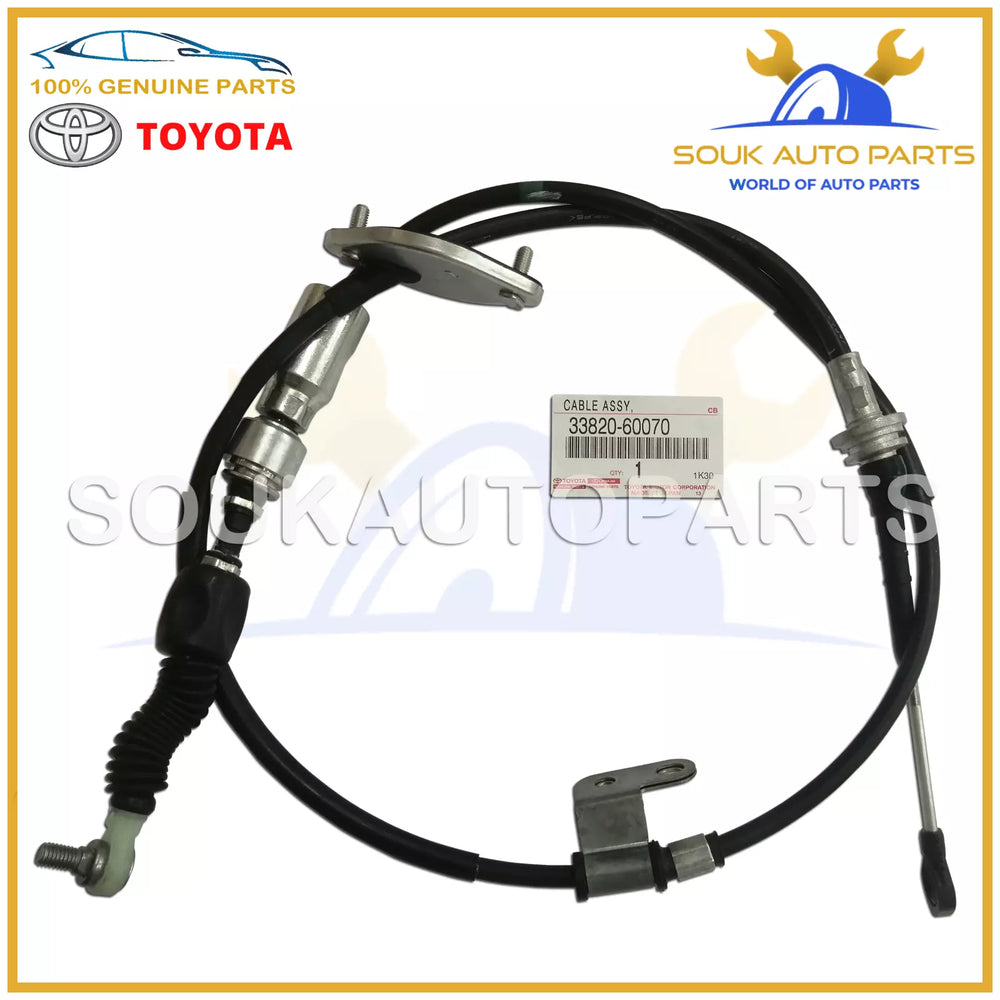 33820-60070 Genuine Toyota CABLE ASSY, TRANSMISSION FJ CRUISER 4RUNNER PRADO
