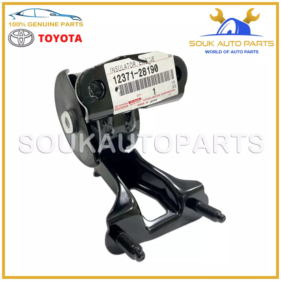 12371-28190 Genuine Toyota INSULATOR, ENGINE MOUNTING, REAR 1237128190 OEM