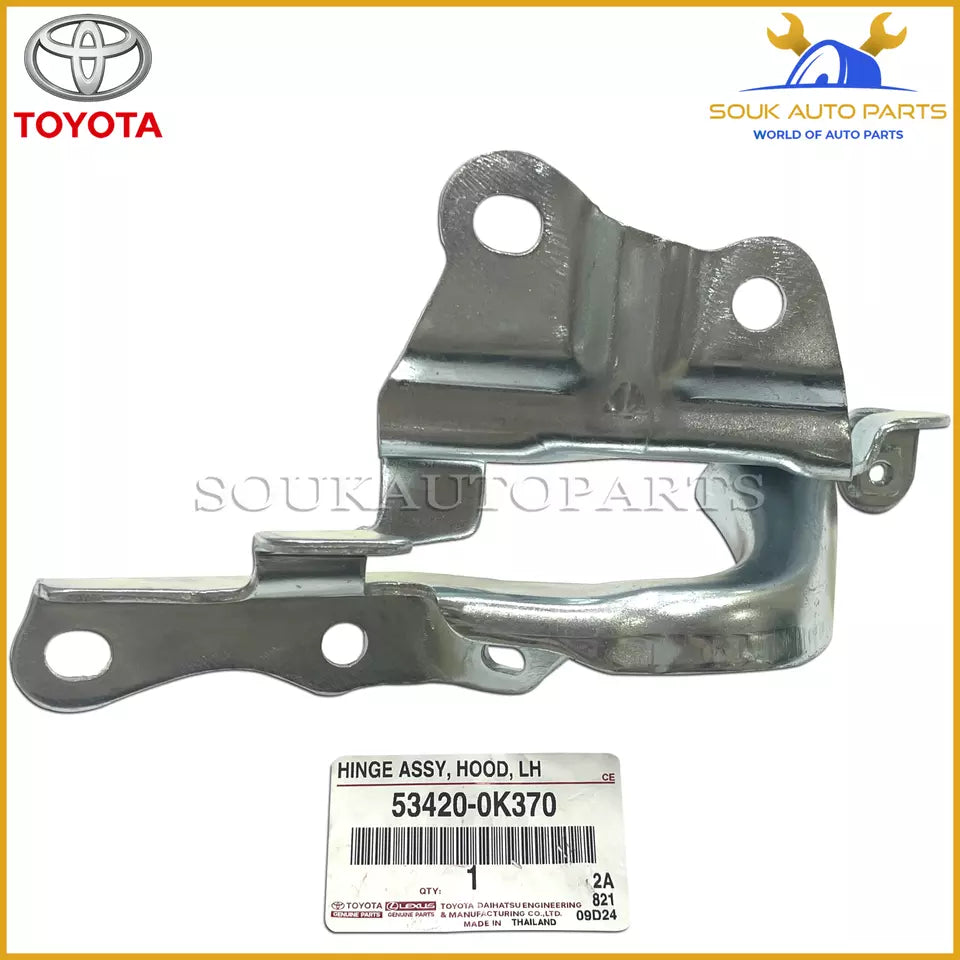53420-0K370 Genuine Toyota HINGE ASSY HOOD LH 534200K370 OEM FORTUNER HILUX