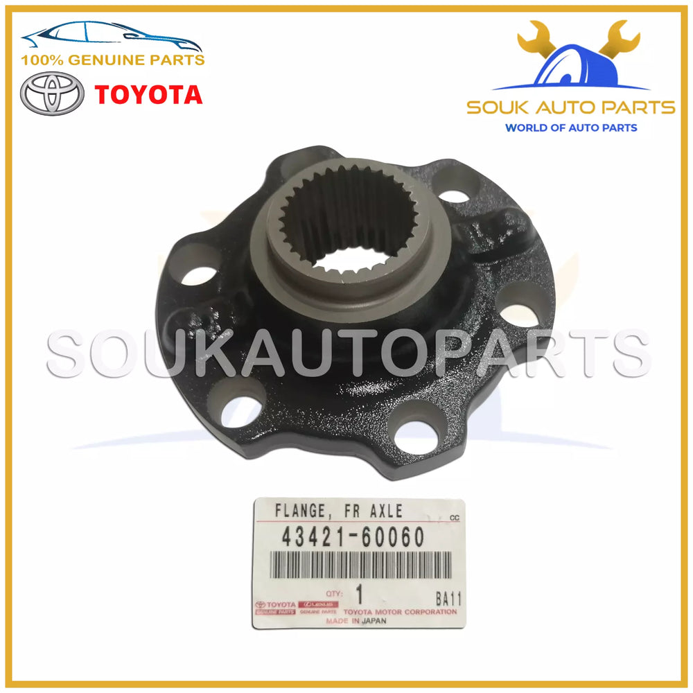 43421-60060 Toyota FRONT AXLE OUTER SHAFT FLANGE, RH/LH 4342160060 Genuine OEM