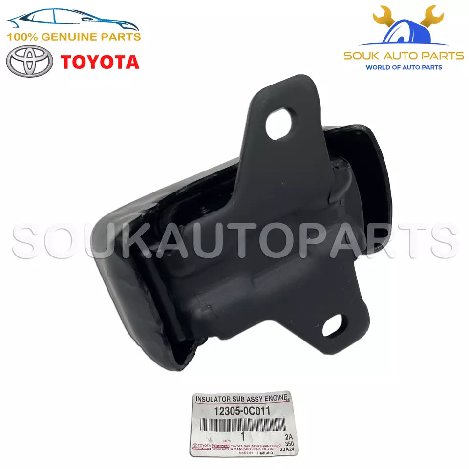 12305-0C011 Genuine Toyota INSULATOR, ENGINE MOUNTING, FRONT 123050C011 OEM