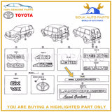 75435-60040 Genuine Toyota ORNAMENT, BACK DOOR 7543560040 OEM FJ80 1991-97