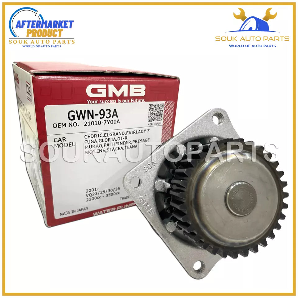 21010-7Y026 WATER PUMP VQ35DE For Nissan MAXIMA ALTIMA V6