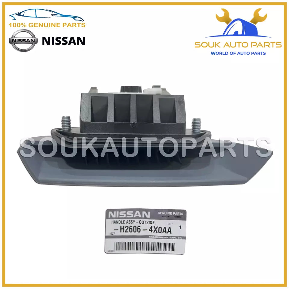 H2606-4X0AA Genuine Nissan HANDLE ASSY-REAR DOOR OUTSIDE, RH H26064X0AA OEM