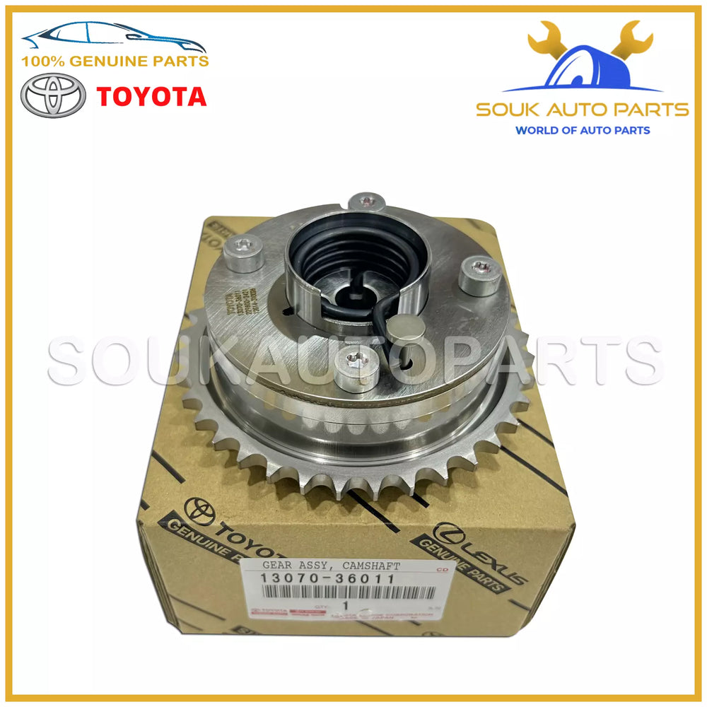 13070-36011 Genuine Toyota GEAR ASSY, CAMSHAFT TIMING EXHAUST 1307036011 OEM