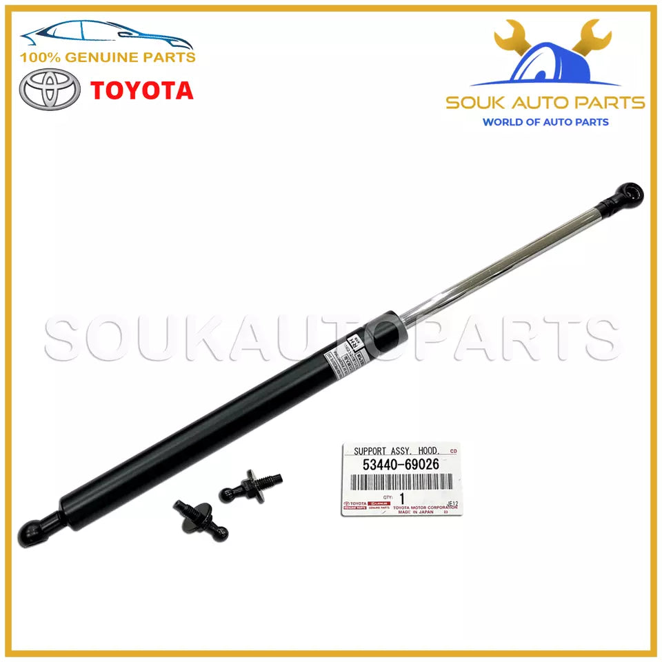 53440-69026 Genuine Toyota SUPPORT ASSY, HOOD, RH 5344069026 OEM