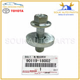 90119-18002 Genuine Toyota CRANK DAMPER PULLEY BOLT &amp; WASHER 2JZ-GTE JZA80 Supra