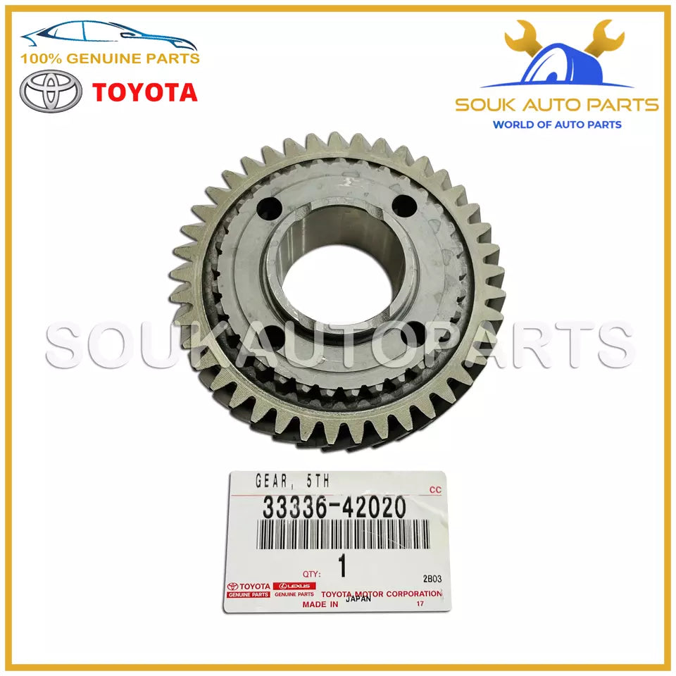 33336-42020 Genuine Toyota GEAR, 5TH 3333642020 OEM CAMRY COROLLA
