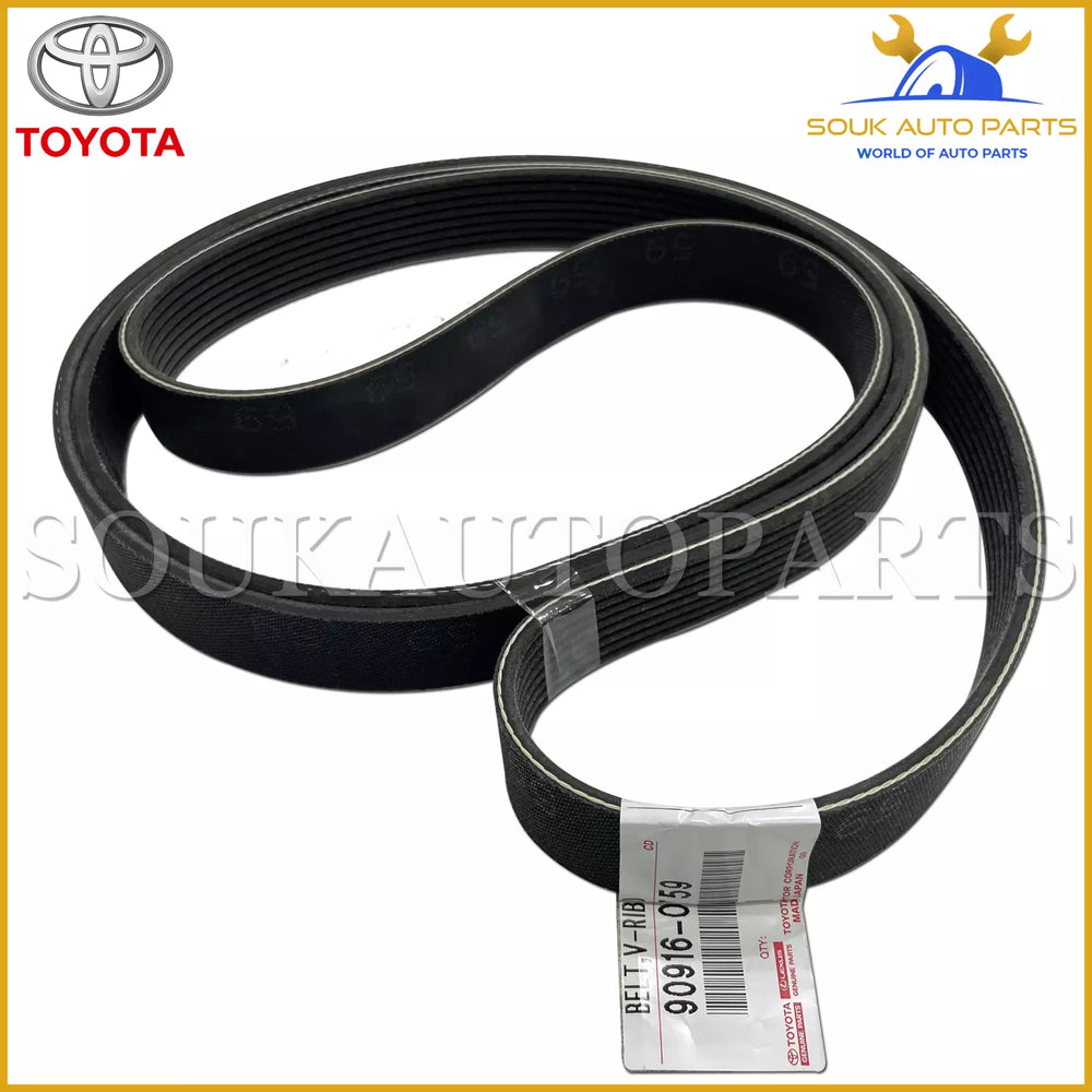 90916-02759 Genuine Toyota BELT V-RIBBED 9091602759 LC TUNDRA LEXUS GX460 LX570