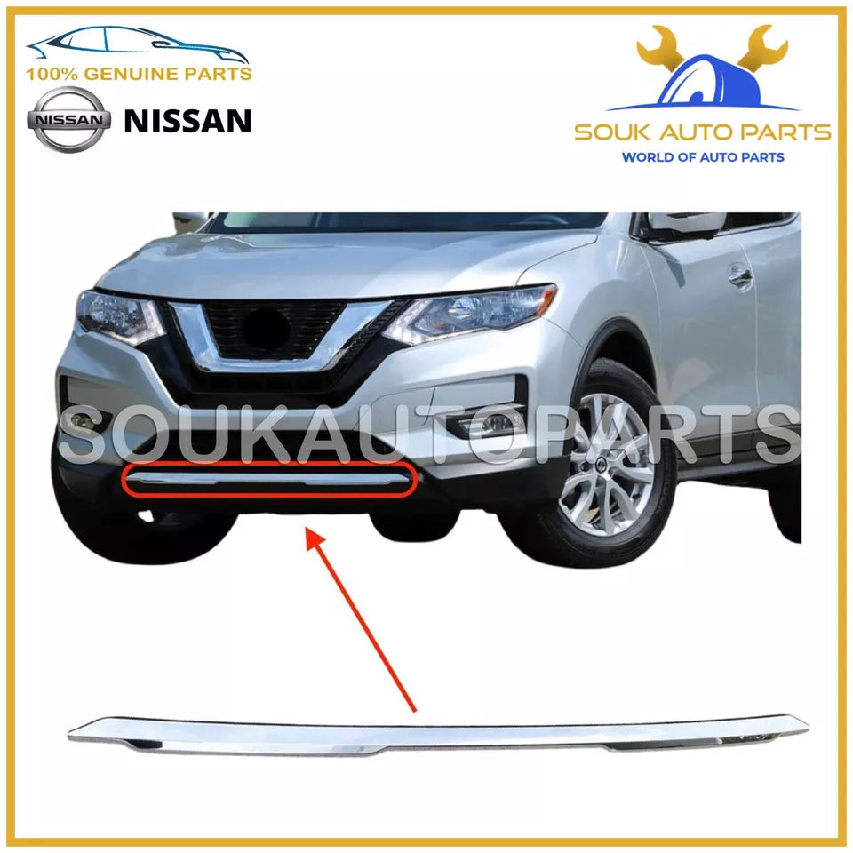 62072-6FL0A Genuine Nissan MOULDING-FRONT BUMPER 620726FL0A0 OEM