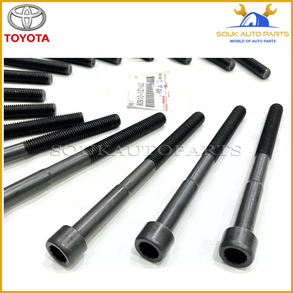 90910-02162 Genuine Toyota HEAD BOLT SET 1GR-FE 2GR-FE/FSE 3GR-FE 4GR-FSE
