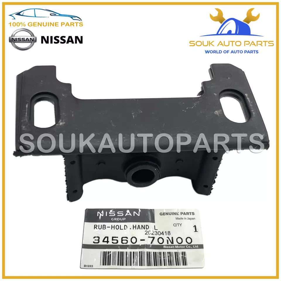 34560-70N00 Genuine Nissan BRACKET ASSY-HOLDER RUBBER 3456070N00 OEM