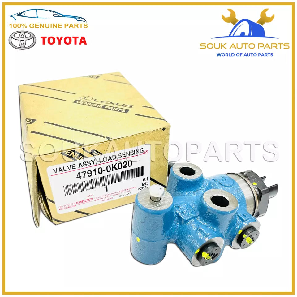 47910-0K020 Genuine Toyota VALVE ASSY, LOAD SENSING PROPORTIONING 479100K020 OEM
