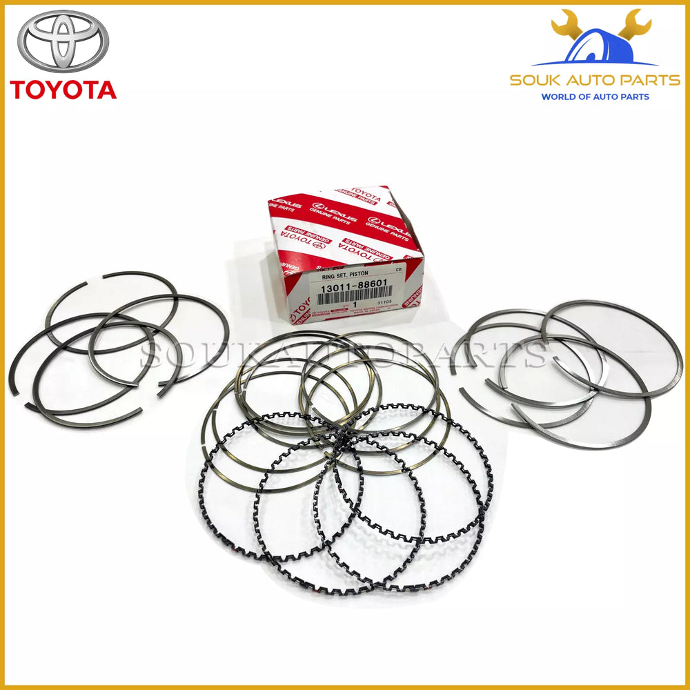 13011-88601 Genuine Toyota RING SET, PISTON 1301188601