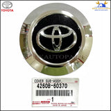 4260B-60370 Genuine Toyota ORNAMENT ASSY, WHEEL HUB SET OF 4 Pcs 4260B60370 OEM