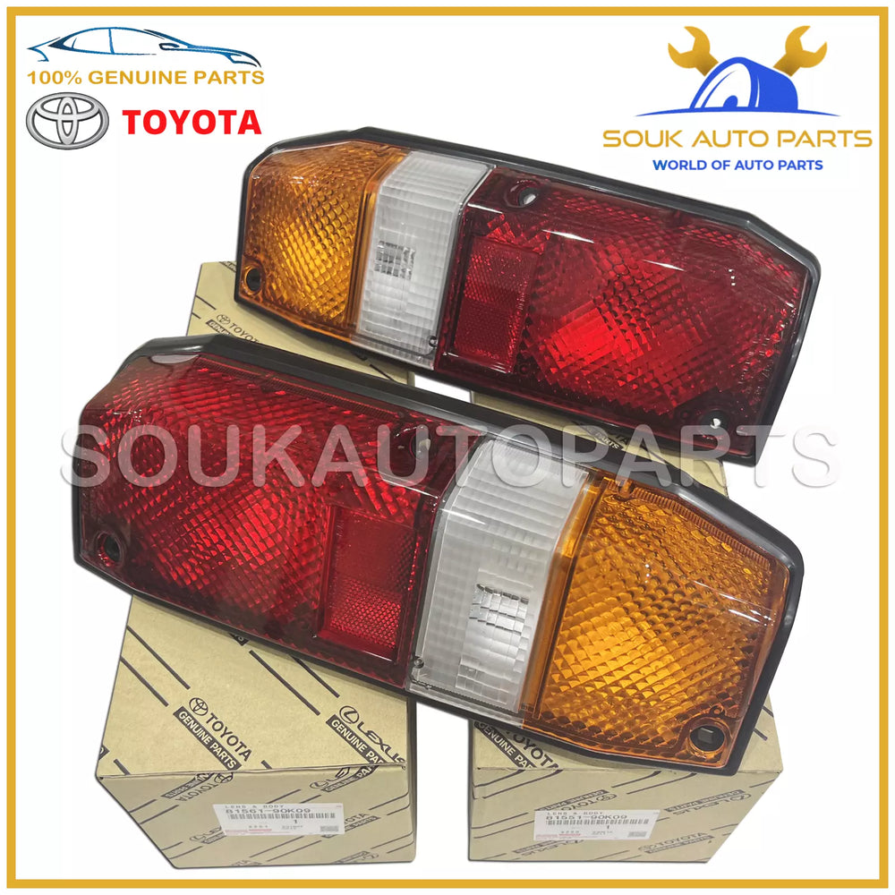 81551-90K09, 81561-90K09 Genuine Toyota LENS, REAR COMBINATION LAMP, RH &amp; LH SET