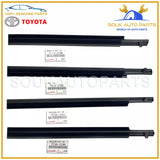 Genuine Toyota FRONT &amp; REAR DOOR BELT MOULDING WEATHERSTRIP SET Corolla 09-12