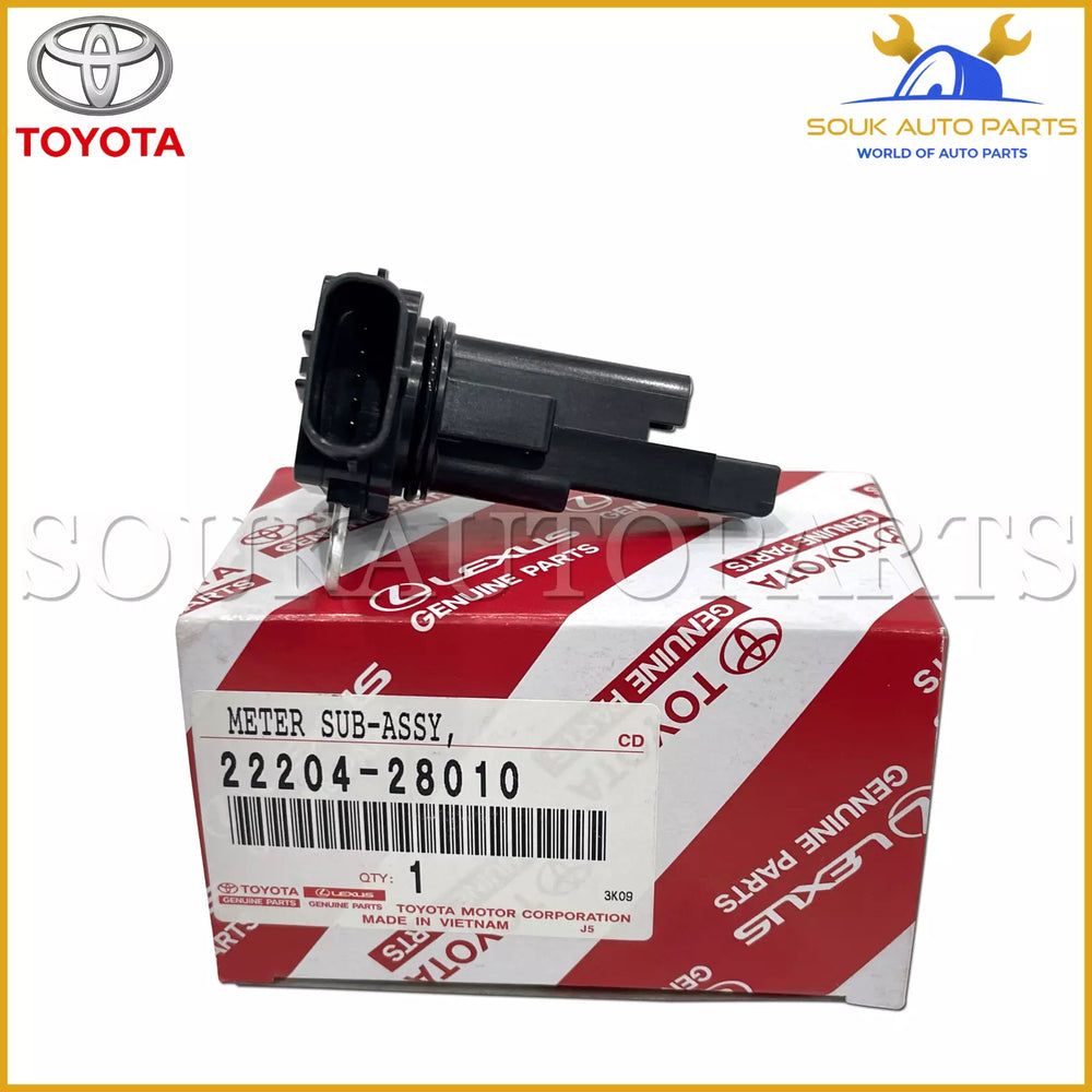 22204-28010 Genuine Toyota METER SUB-ASSY, INTAKE AIR FLOW 2220428010 OEM