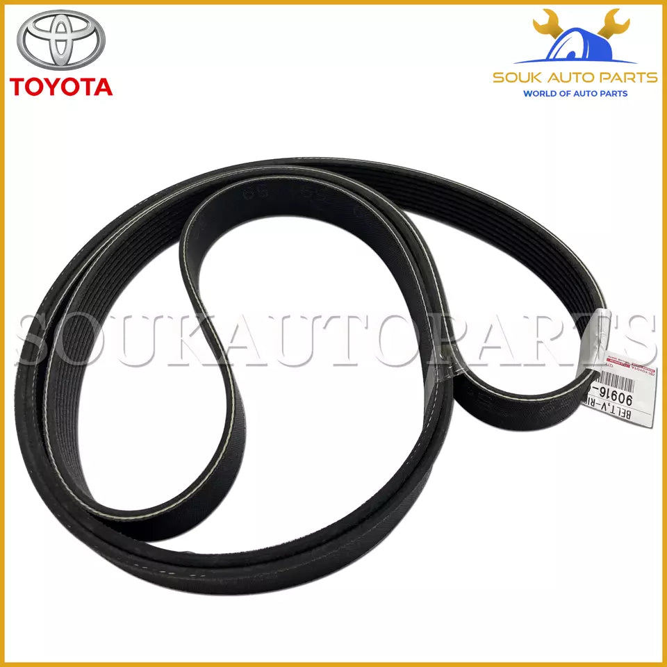 90916-02759 Genuine Toyota BELT V-RIBBED 9091602759 LC TUNDRA LEXUS GX460 LX570