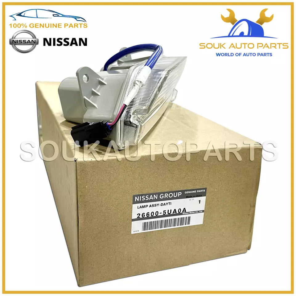 26600-5UA0A Genuine Nissan LAMP ASSY DAYTIME, RH 266005UA0A OEM INFINITI QX50