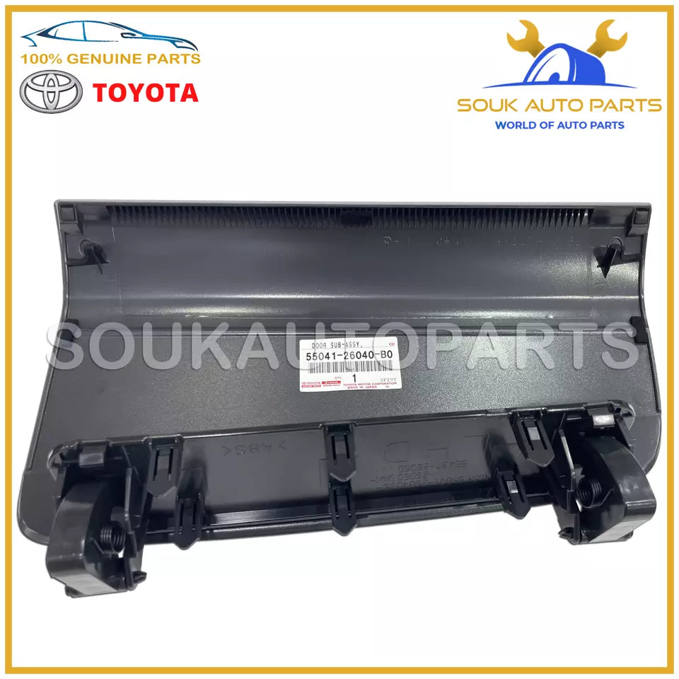 55041-26040-B0 Genuine Toyota INSTRUMENT PANEL BOX DOOR ASSY, NO.1 5504126040B0