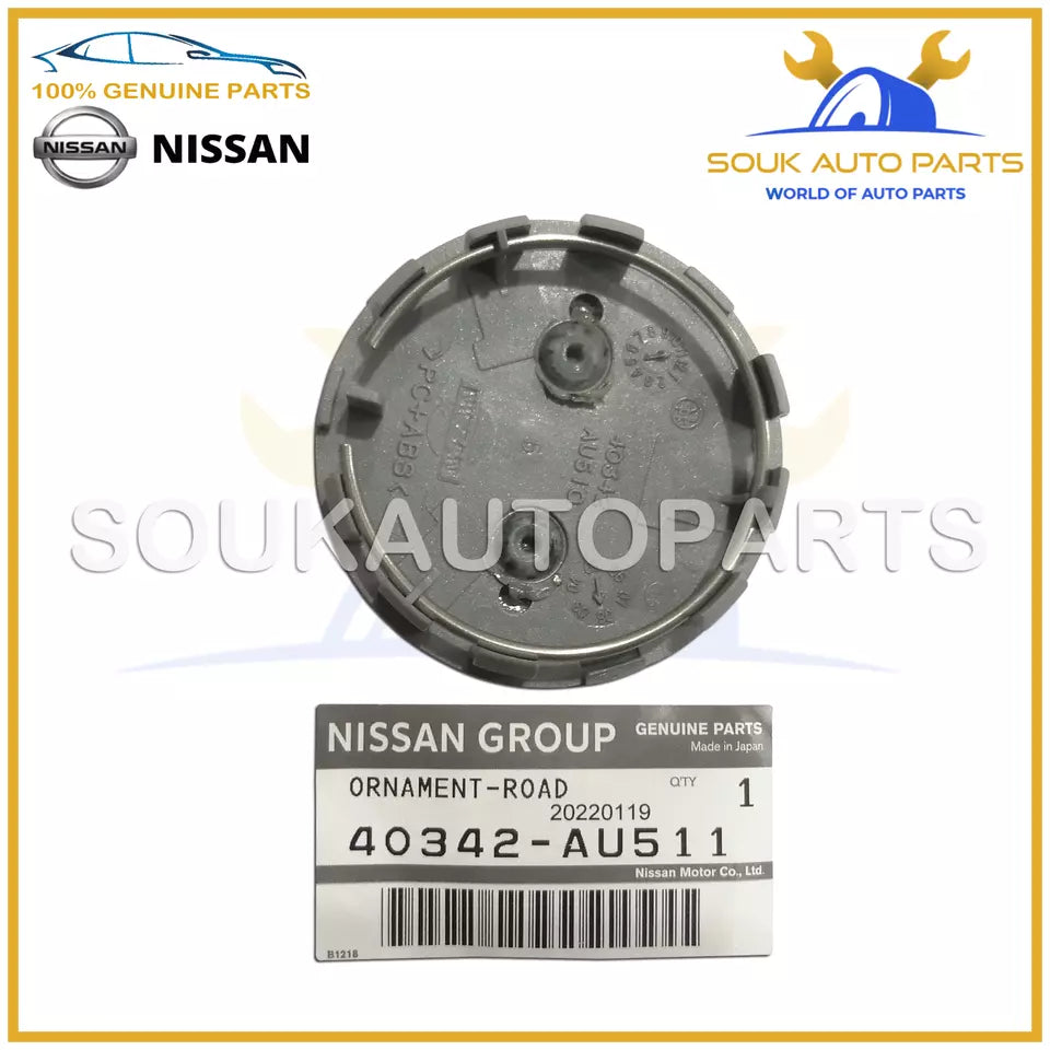 40342-AU511 Genuine Nissan WHEEL CENTER CAP COVER - Maxima Rogue 40342AU511 OEM