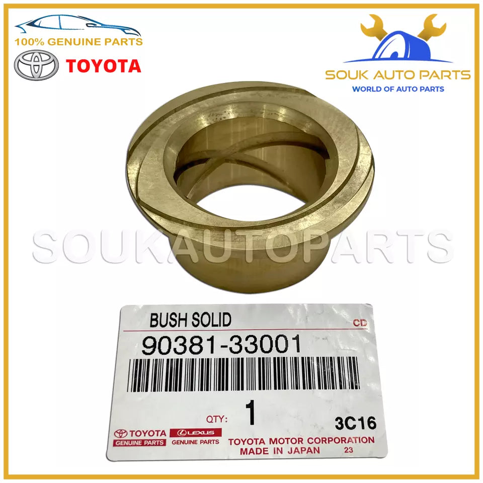90381-33001 Genuine Toyota BUSH (FOR STEERING KNUCKLE), RH/LH 9038133001 OEM
