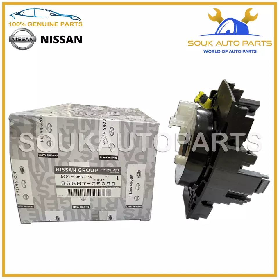 B5567-JE09D Genuine Nissan BODY-COMBINATION SWITCH B5567JE09D OEM X-TRAIL QR25DE