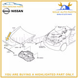 65834-EJ80A Genuine Nissan MOULDING HOOD, FRONT 65834EJ80A OEM