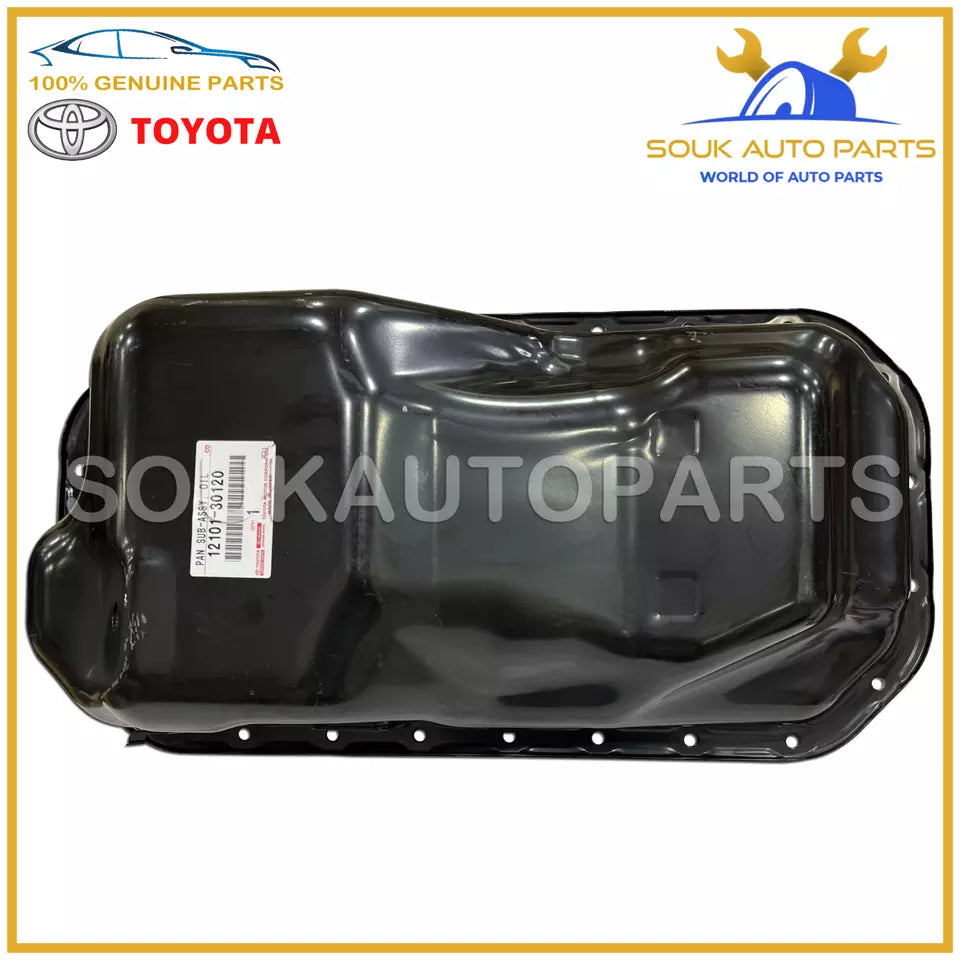 12101-30120 Genuine Toyota OIL PAN SUB-ASSY 1210130120 OEM