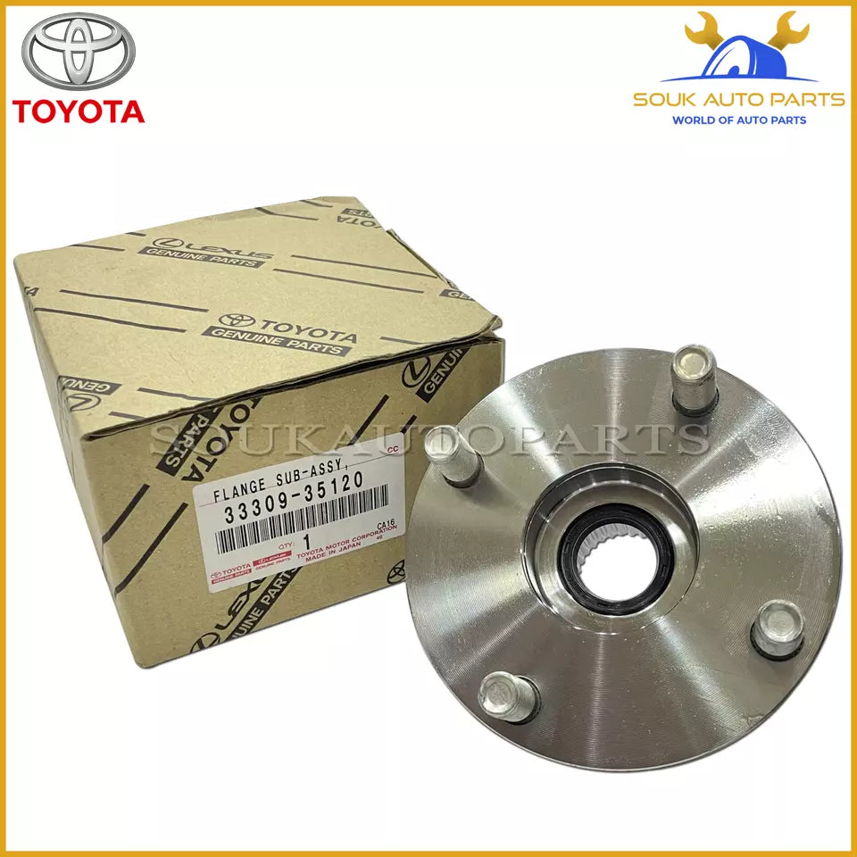 33309-35120 Genuine Toyota FLANGE SUB-ASSY, OUTPUT SHAFT COMPANION 4RUNNER HILUX